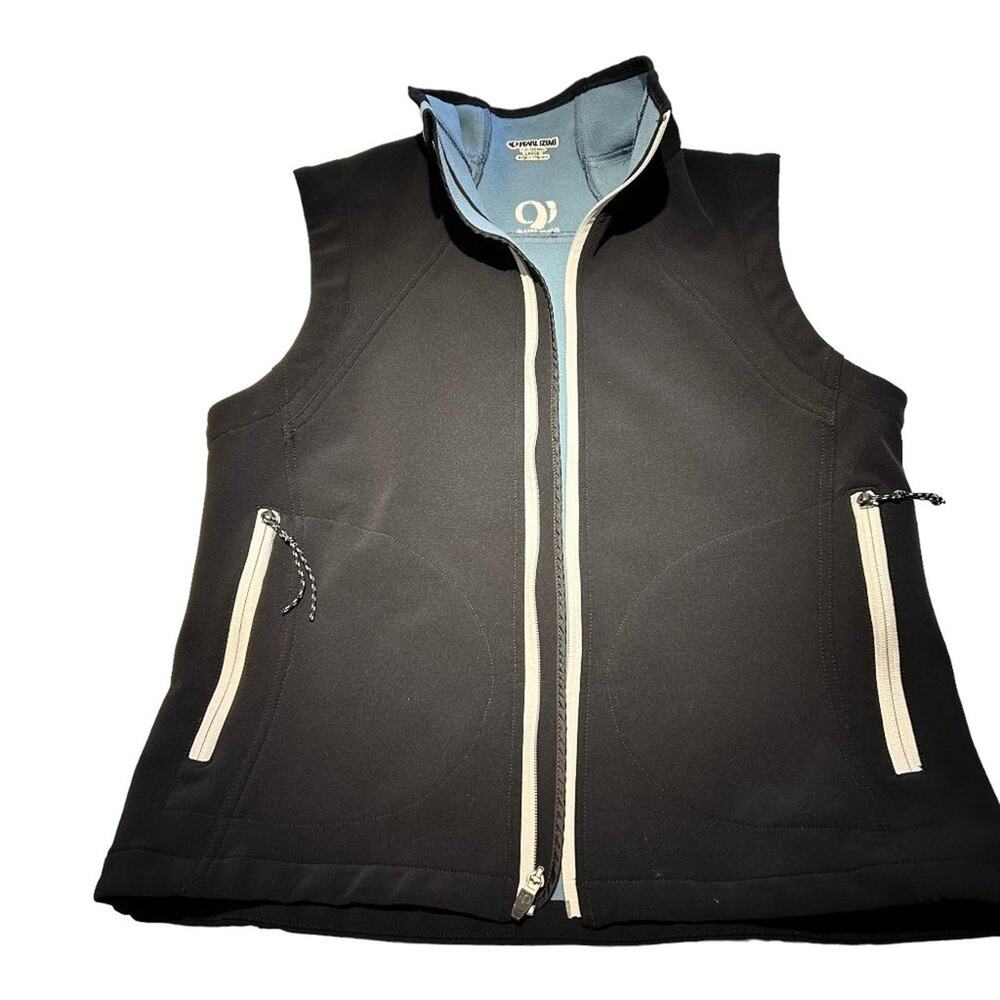 Pearl Izumi‎ Insulated Cycling Vest Full Zip Pockets Nylon Lycra Womens Large